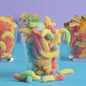 Gummi Worm Mini Neon Sour 2″ - 18 lbs
