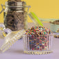 Dark Compound Rainbow NonPareil Chip - 10 lbs